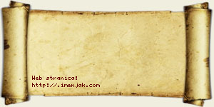 Jasmina Odalović vizit kartica