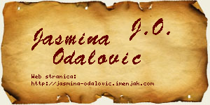 Jasmina Odalović vizit kartica